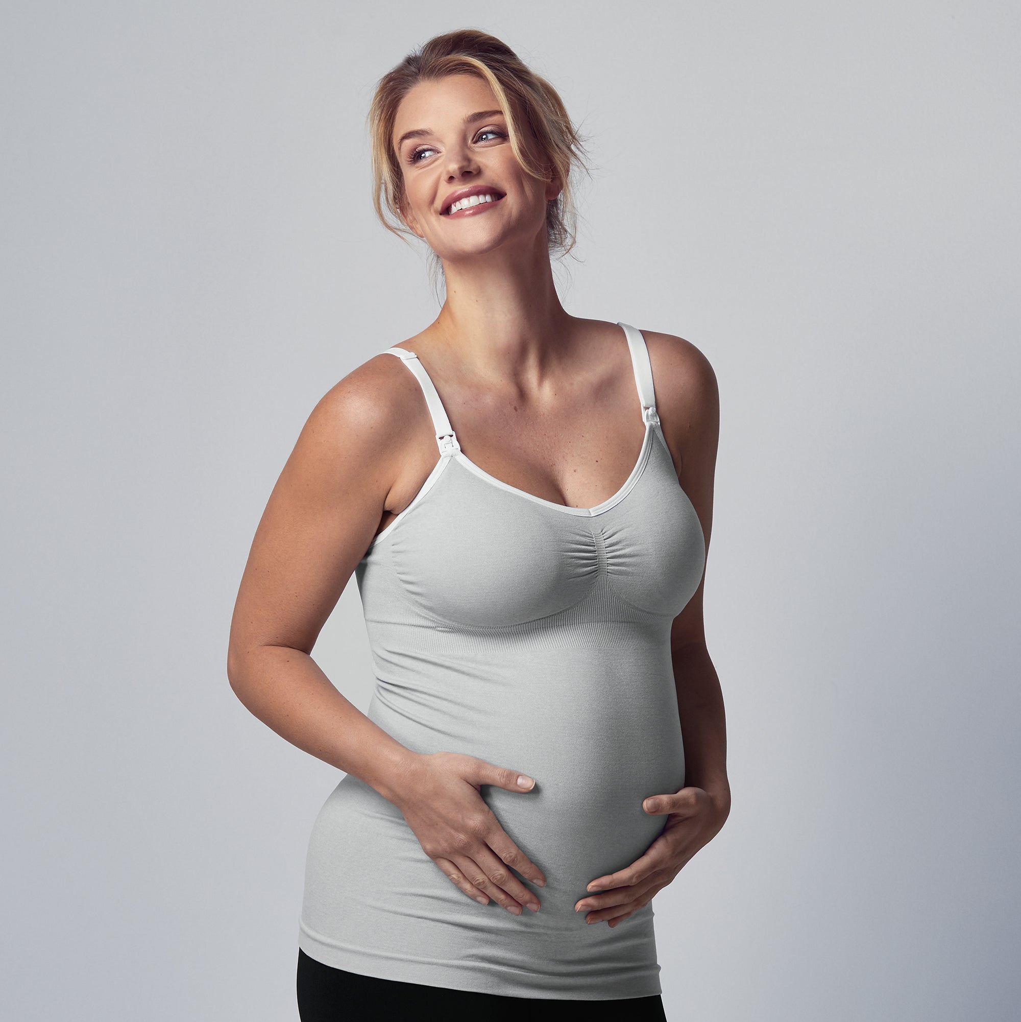 seamlessly smooth maternity and nursing cami – belly-to-babe